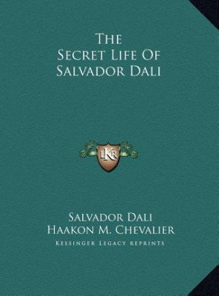 Kniha Secret Life of Salvador Dali Salvador Dalí