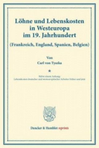 Knjiga Löhne und Lebenskosten in Westeuropa im 19. Jahrhundert. 