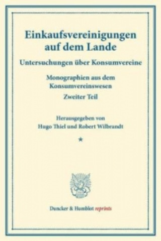 Libro Einkaufsvereinigungen auf dem Lande. 