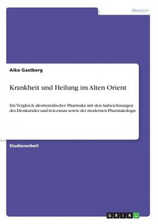 Kniha Krankheit und Heilung im Alten Orient Aiko Gastberg