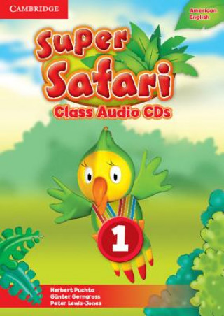 Audio Super Safari American English Level 1 Class Audio CDs (2) Herbert Puchta