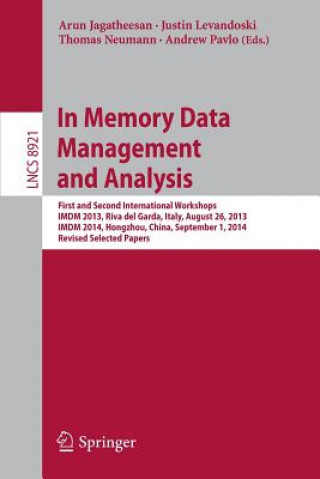 Könyv In Memory Data Management and Analysis Arun Jagatheesan