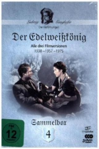 Video Der Edelweißkönig (1938, 1957, 1975), 3 DVDs Ludwig Ganghofer