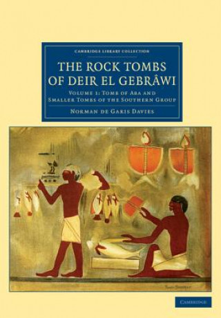 Carte Rock Tombs of Deir el Gebrawi Norman de Garis Davies
