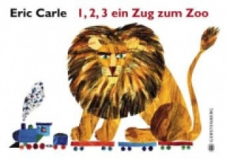 Carte 1,2,3 ein Zug zum Zoo Eric Carle
