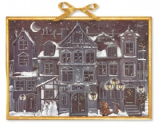 Naptár/Határidőnapló Adventskalender "Die Weihnachtsstadt" Maria Wissmann