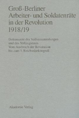 Carte Gross-Berliner Arbeiter- Und Soldatenraete in Der Revolution 1918/19 Gerhard Engel