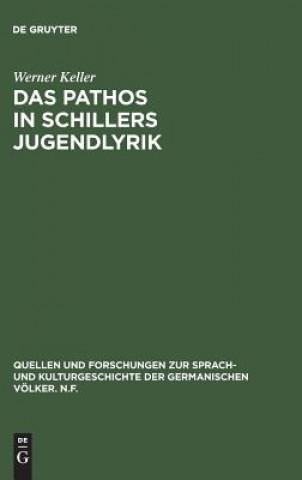 Kniha Pathos in Schillers Jugendlyrik Werner Keller