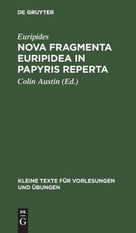 Книга Nova fragmenta Euripidea in papyris reperta Colin Euripides Austin