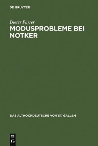 Kniha Modusprobleme bei Notker Dieter Furrer
