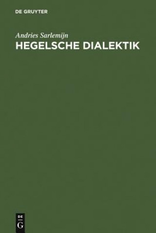 Libro Hegelsche Dialektik Andries Sarlemijn