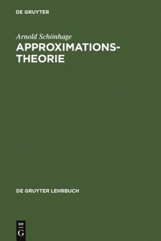 Könyv Approximationstheorie Arnold Schonhage