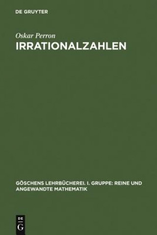 Könyv Irrationalzahlen Oskar Perron