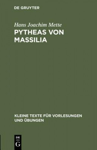 Buch Pytheas von Massilia Hans Joachim Mette