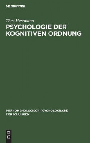 Carte Psychologie der kognitiven Ordnung Theo Herrmann