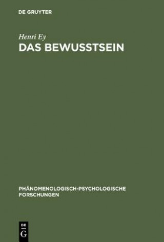 Kniha Bewusstsein Henri Ey
