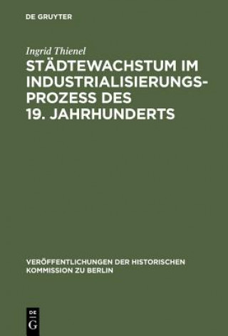 Knjiga Stadtewachstum im Industrialisierungsprozess des 19. Jahrhunderts Ingrid Thienel