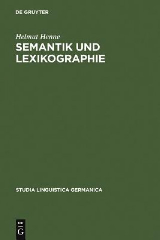 Kniha Semantik und Lexikographie Helmut Henne