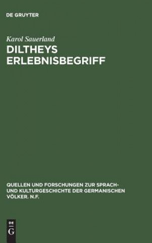 Книга Diltheys Erlebnisbegriff Karol Sauerland