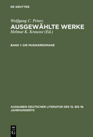 Kniha Musikerromane Wolfgang Caspar Printz