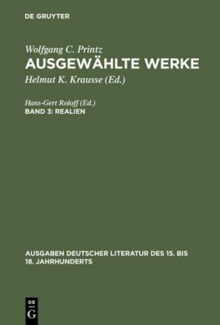Boek Realien Wolfgang Caspar Printz