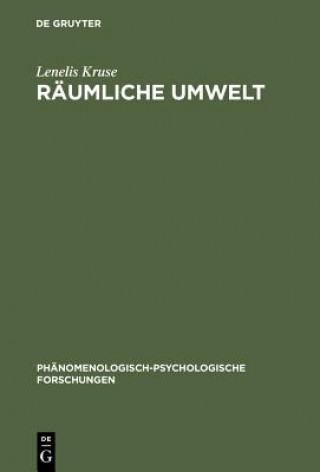 Könyv Raumliche Umwelt Lenelis Kruse