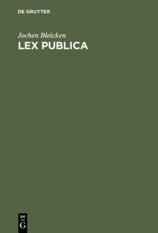 Buch Lex publica Jochen Bleicken