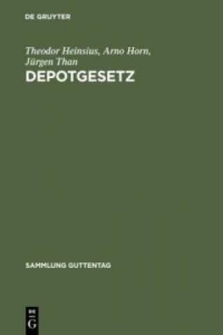 Книга Depotgesetz Theodor Heinsius