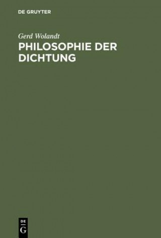 Kniha Philosophie der Dichtung Gerd Wolandt
