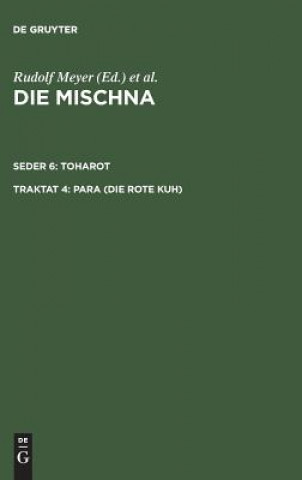 Książka Mischna, Traktat 4, Para (Die rote Kuh) Günter Mayer