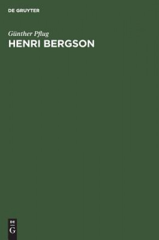 Książka Henri Bergson Günther Pflug