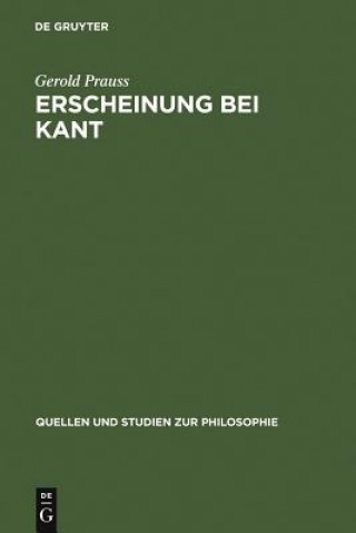 Book Erscheinung Bei Kant Gerold Prauss