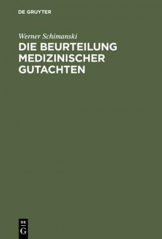 Carte Beurteilung medizinischer Gutachten Werner Schimanski