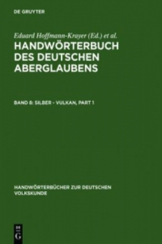 Książka Silber - Vulkan Hanns Bächtold-Stäubli