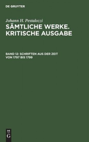 Buch Schriften aus der Zeit von 1797 bis 1799 Emanuel Dejung