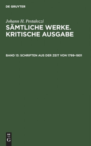 Könyv Schriften Aus Der Zeit Von 1799-1801 Herbert Schönebaum