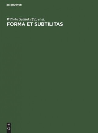 Book Forma et subtilitas Wilhelm Schlink
