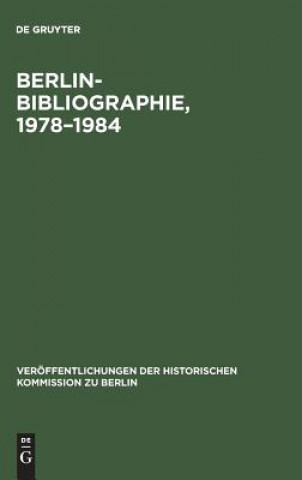 Βιβλίο Berlin-Bibliographie, 1978-1984 Renate Korb