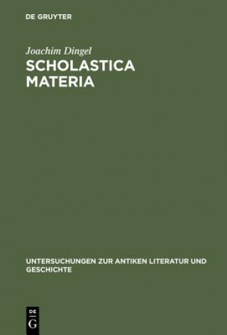 Kniha Scholastica Materia Joachim Dingel