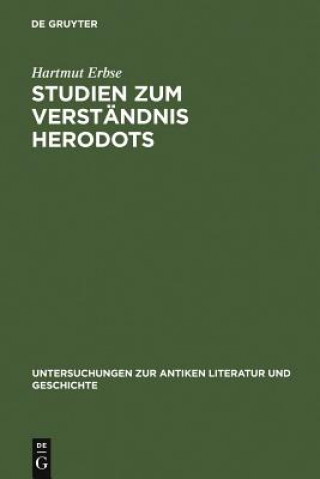 Kniha Studien Zum Verstandnis Herodots Hartmut Erbse