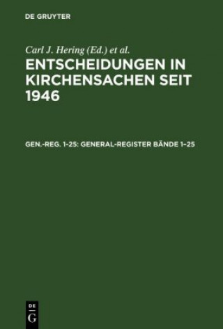 Libro General-Register Bande 1-25 Manfred Baldus