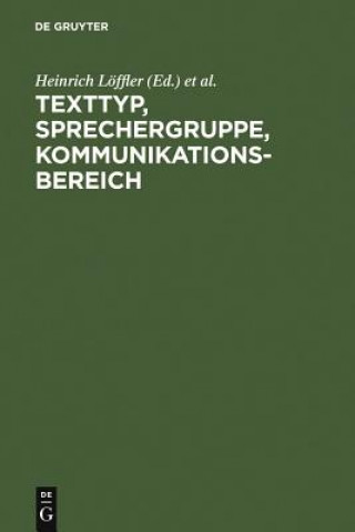 Carte Texttyp, Sprechergruppe, Kommunikationsbereich Karlheinz Jakob
