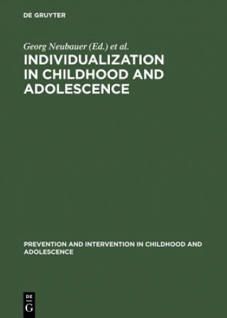 Kniha Individualization in Childhood and Adolescence Klaus Hurrelmann