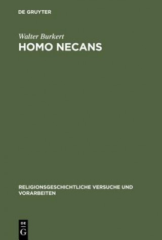 Książka Homo Necans Walter Burkert