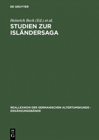 Kniha Studien Zur Islandersaga Heinrich Beck