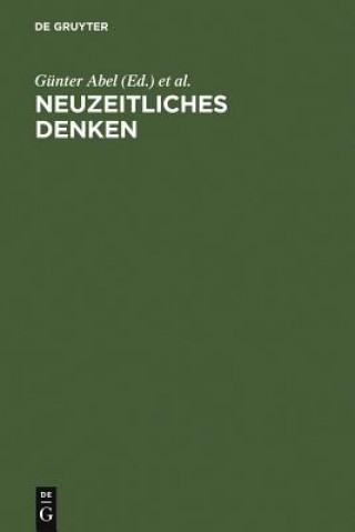 Kniha Neuzeitliches Denken Günter Abel