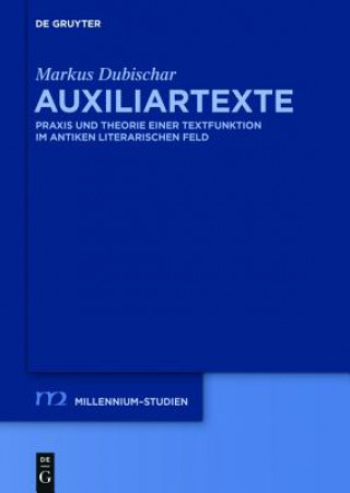 Kniha Auxiliartexte Markus Dubischar