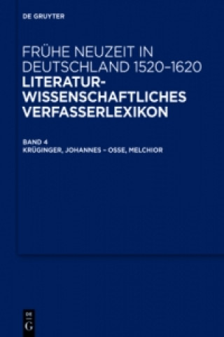 Könyv Krüginger, Johannes - Osse, Melchior von Wilhelm Kühlmann