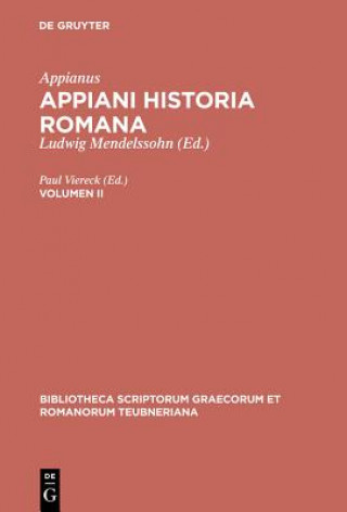 Książka Appiani Historia Romana Appianus