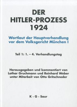 Книга Hitler-Prozess 1924 Tl.1 